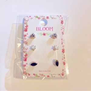 Bloom Women's  Earrings Six Pack x2 Bundle